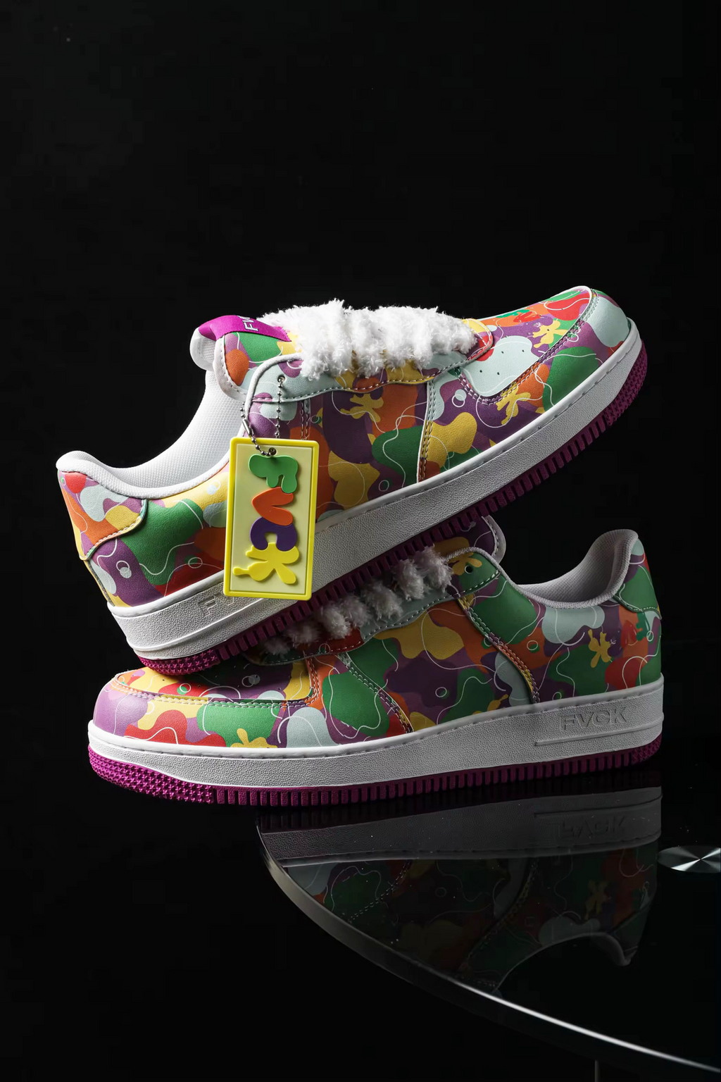 FVCK Camo Sneakers
